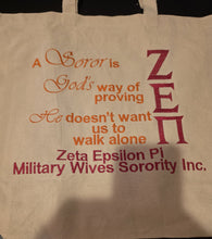 Load image into Gallery viewer, ZEN Soror Canvas Bag