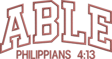 Load image into Gallery viewer, Biblical verse Applique embroidered T-shirt