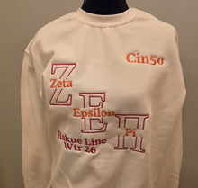Load image into Gallery viewer, Zeta Epsilon Pi Line Sweatshirt