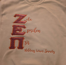 Load image into Gallery viewer, Sequin Zeta Epsilon Pi Sweatshirt