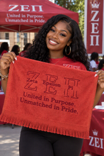 Load image into Gallery viewer, Zeta Epsilon Pi Sisterhood towel

