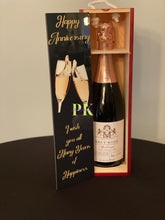 Load image into Gallery viewer, Wine/champagne Cherry Wood Gift Box Box
